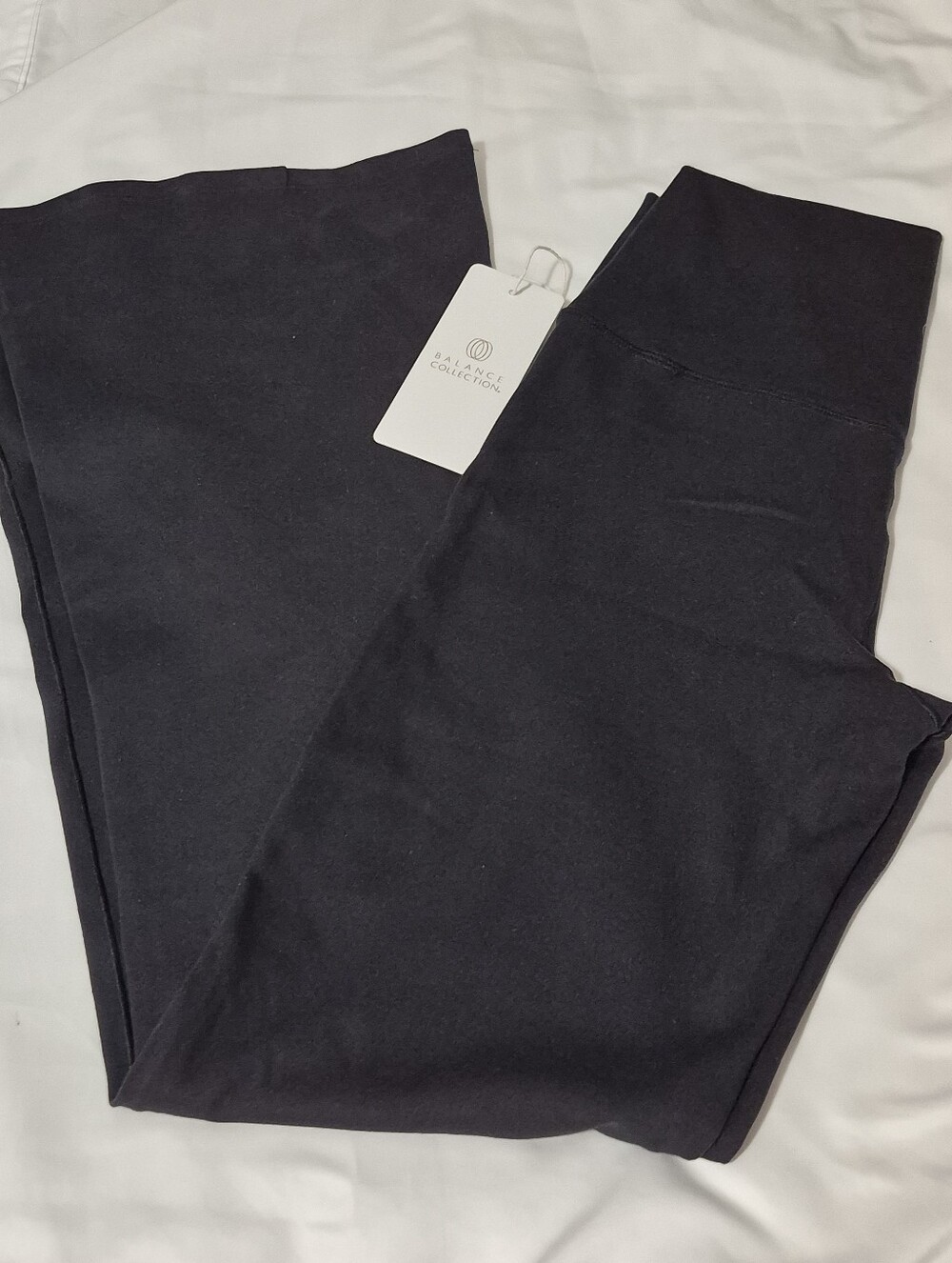 Balance Collection Women's Black Flare Leggings